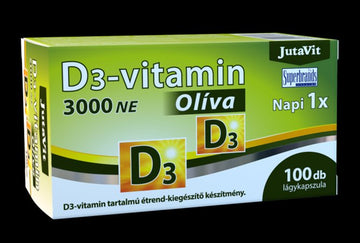 Jutavit vitamín D3 3000 IU olivový 100 ks - 85658