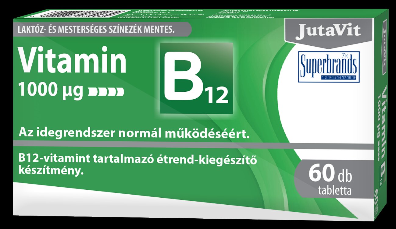 Jutavit Vitamín B12 1000µg 60 kapsúl - 82478