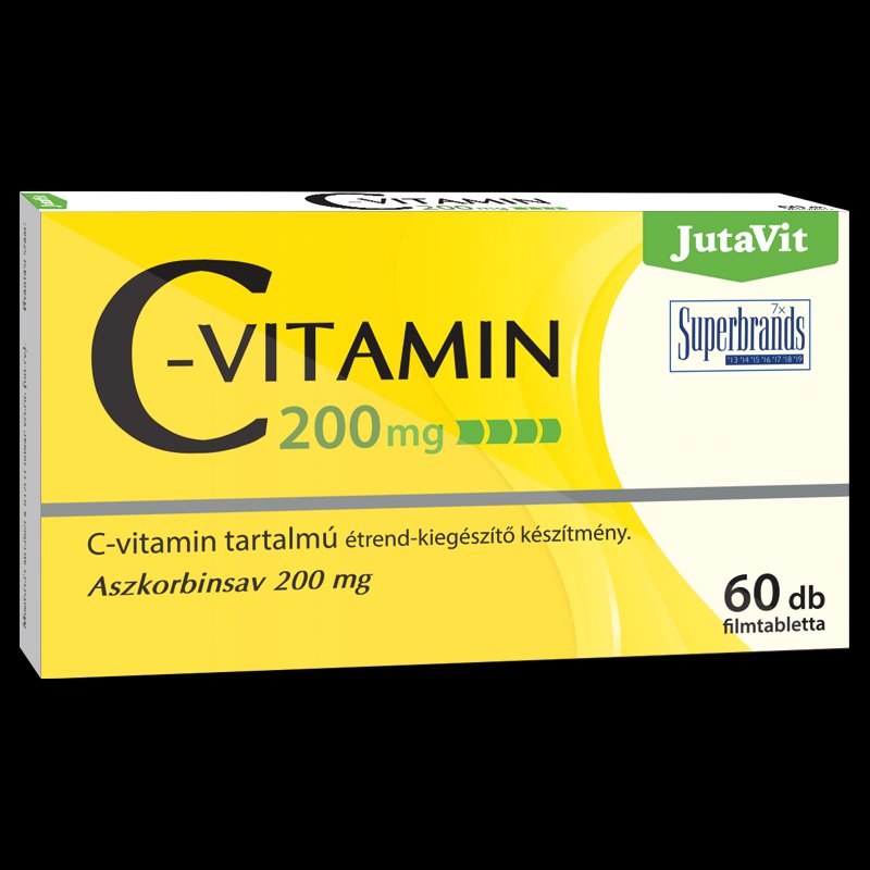 Jutavit vitamín C 200 mg 60 kusov - 81560