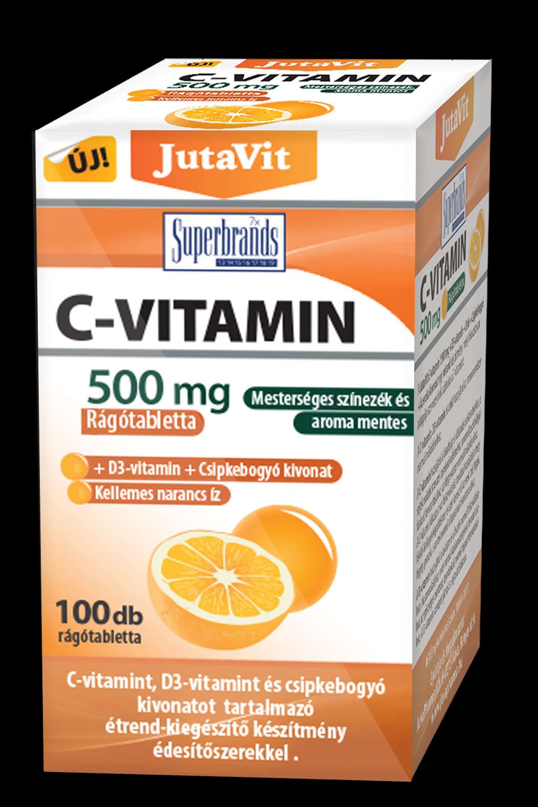 Jutavit vitamín C 500 mg žuvacie tablety 100 kusov - 82477