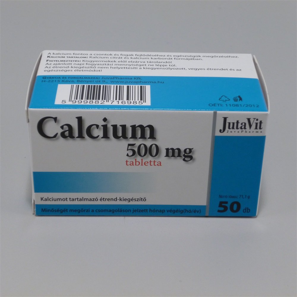 Jutavit Calcium 500 mg D3 tablety 50ks - 27204