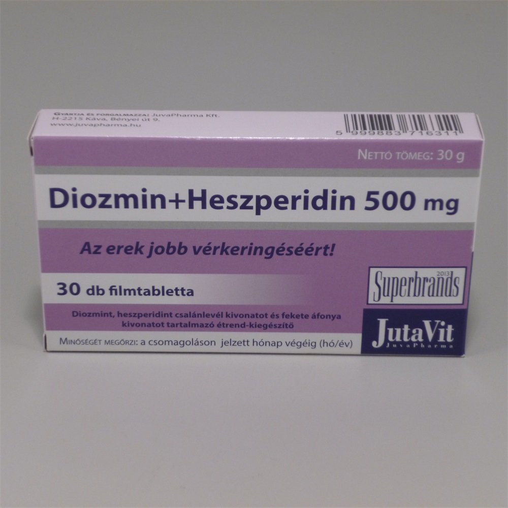 Jutavit Diozmin+hesperidín 500mg 30 tabliet - 38878