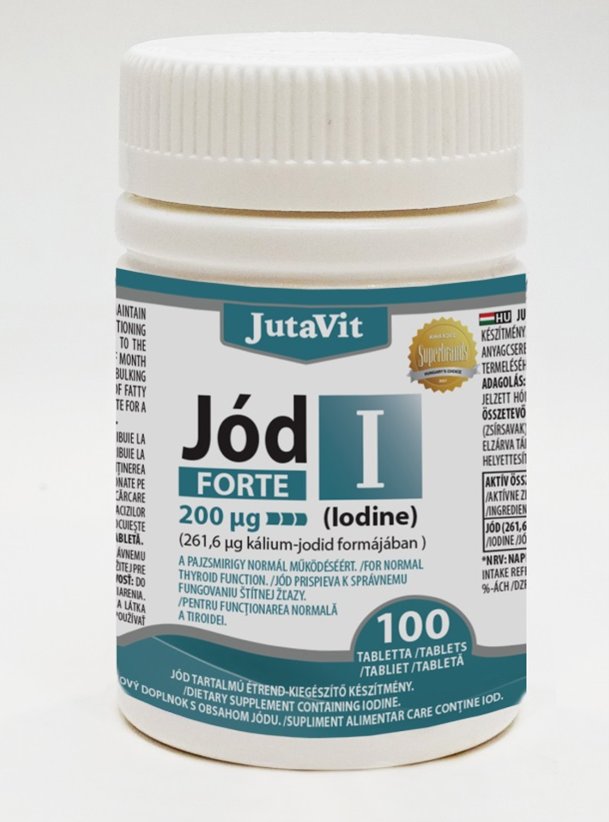 Jutavit Jód  200µg tablety 100 kusov - 90513