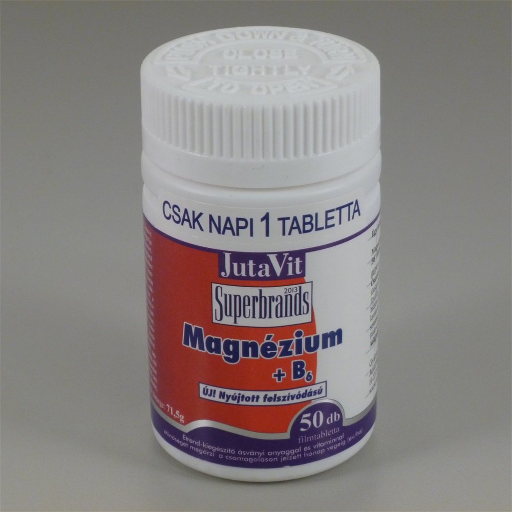 Jutavit Magnézium B6 filmom obalené tablety 50 kusov - 21707