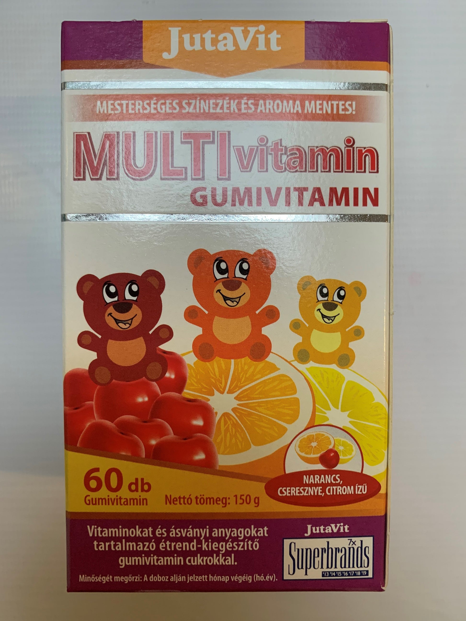 Jutavit multivitamínové gumené vitamíny 60 ks - 55576
