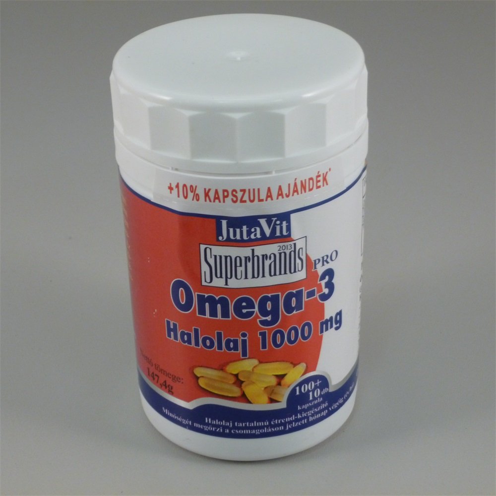 Jutavit Omega-3 rybí olej kapsuly 1000mg 100 kapsúl - 21711
