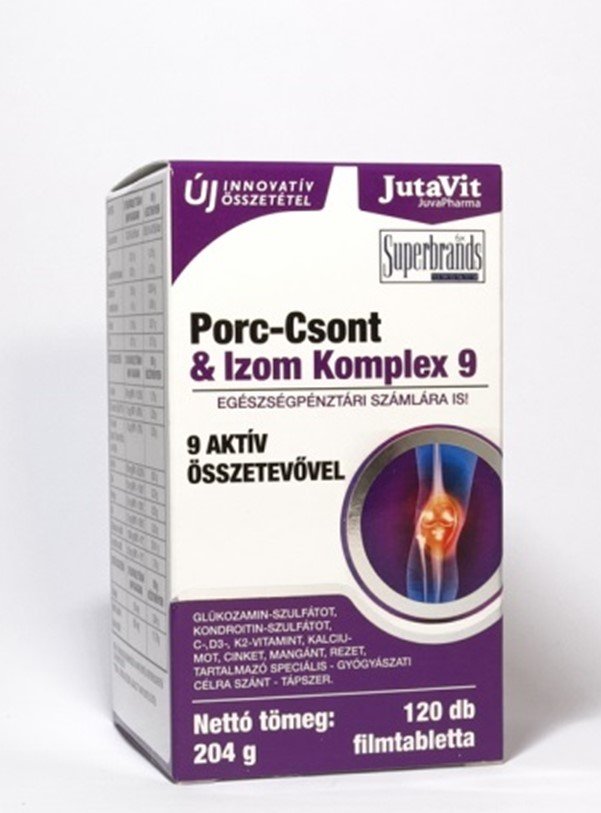 Jutavit Komplex chrupavka-kosti-svaly 9 tabliet 120 kusov - 87998
