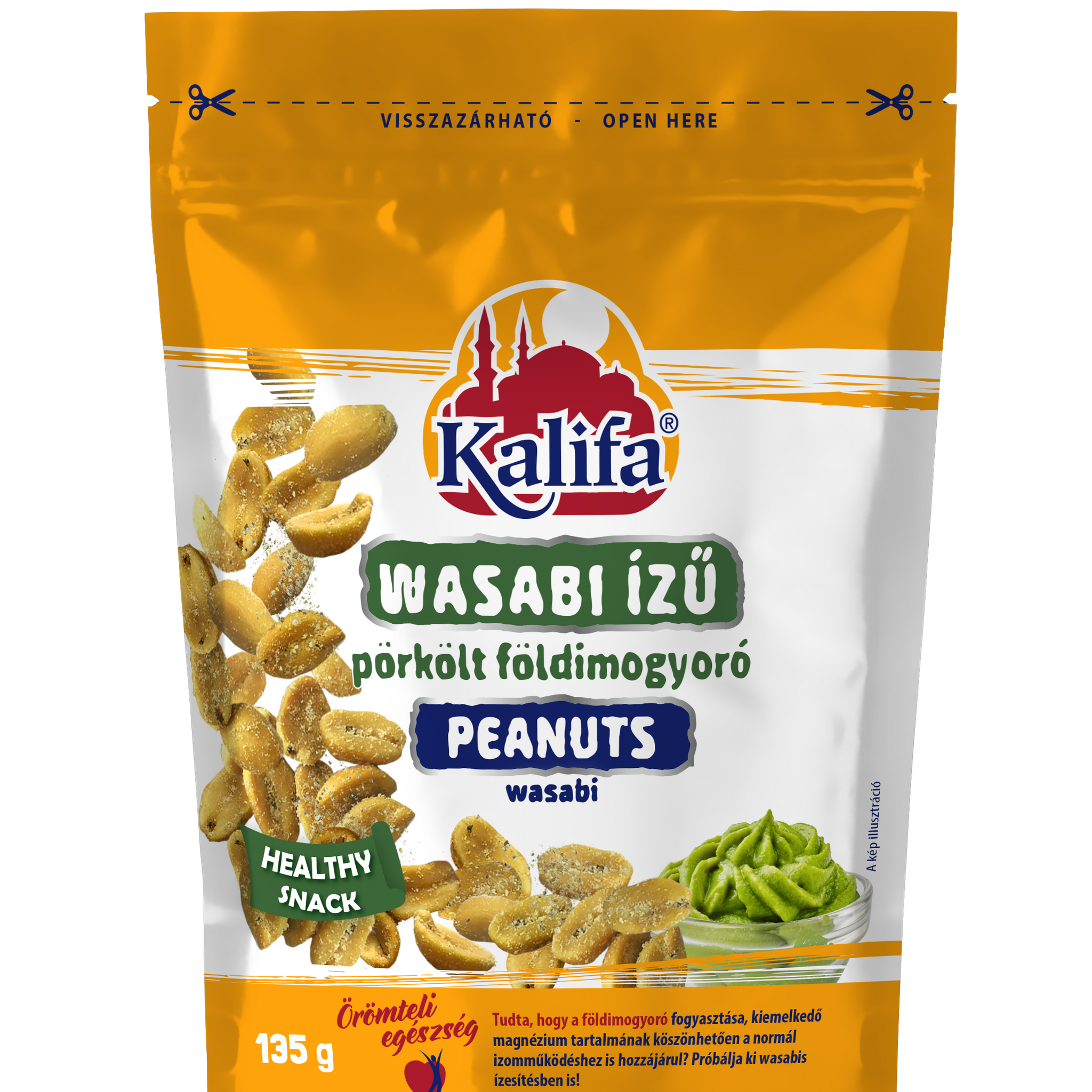 Kalifa arašidy wasabi 135 g - 89663