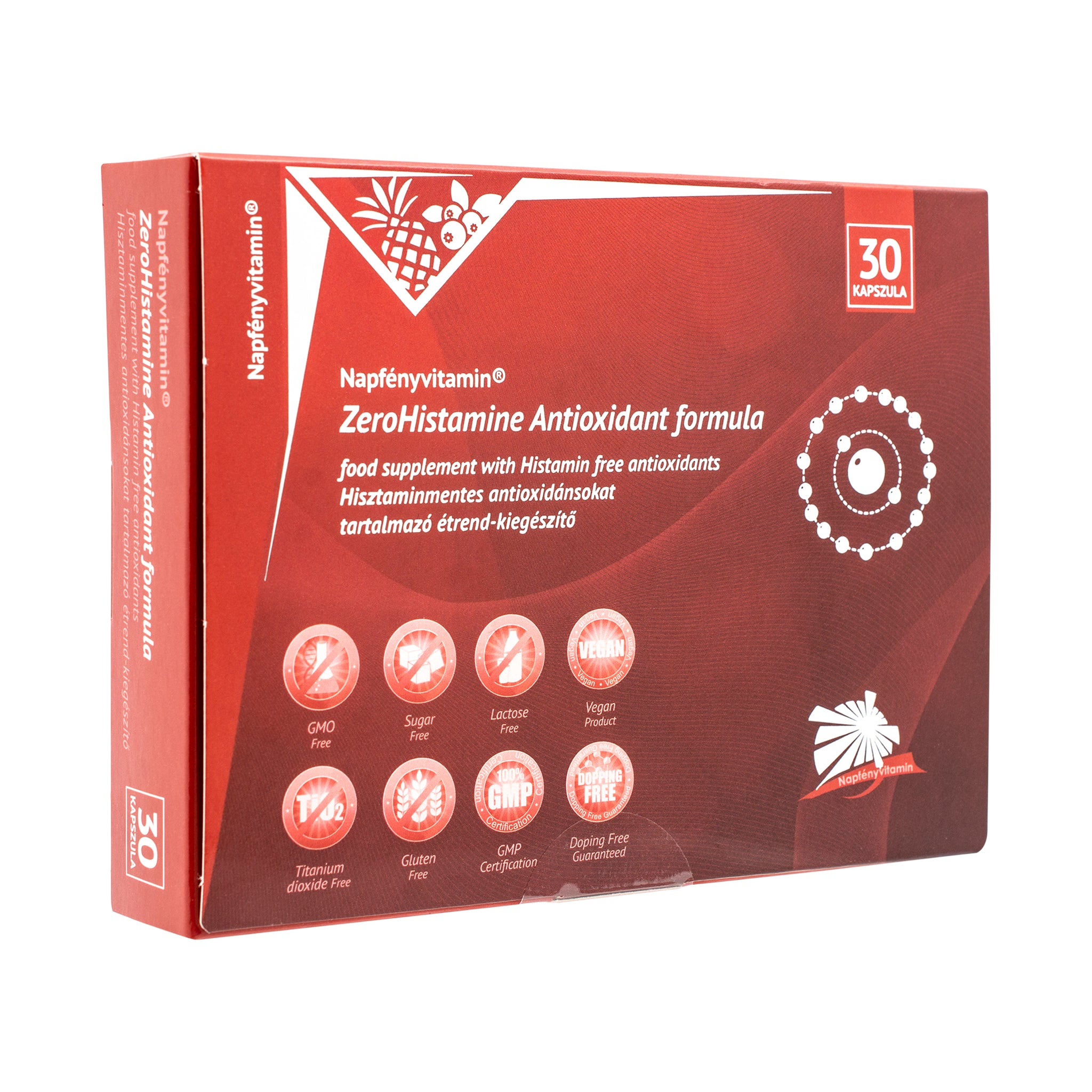 Kapsuly s antioxidantnou formulou vitamínu Sunshine Zerohistamine 30 ks