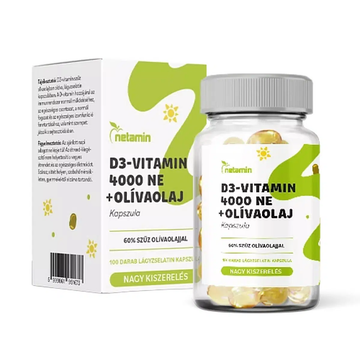 Kapsuly s obsahom vitamínu D3 4000ne + olej 100 g