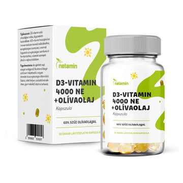 Kapsuly s obsahom vitamínu D3 4000ne+olejného oleja