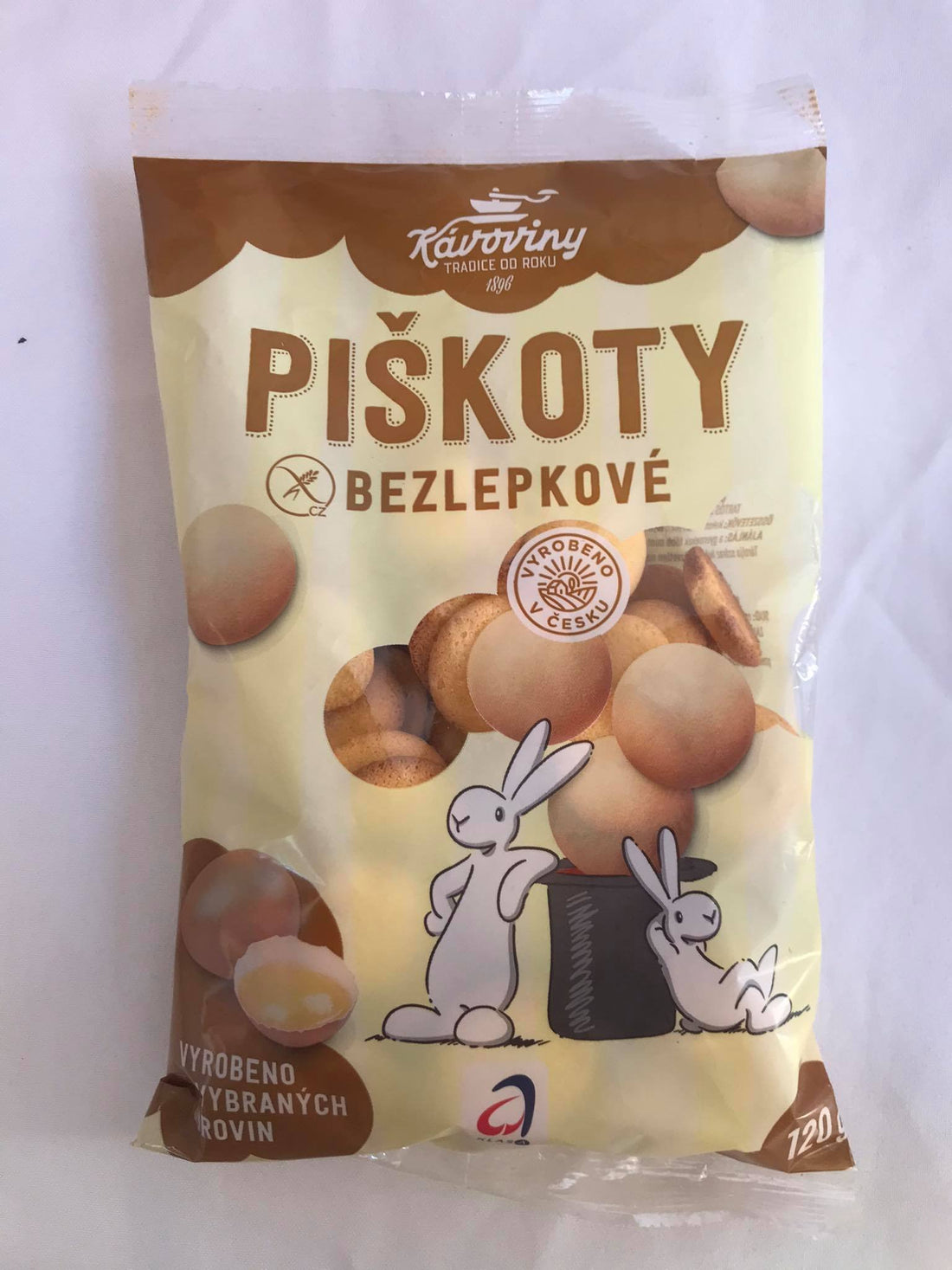 Kávoviny bezlepkové piškóty 120 g - 38172