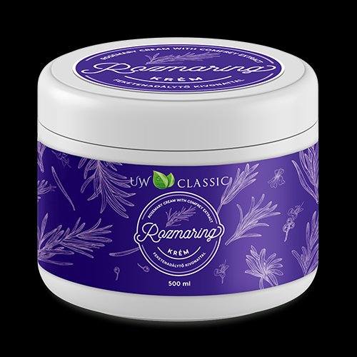 Uw classic rozmarínový krém s extraktom kostihoj lekársky 500 ml - 90910