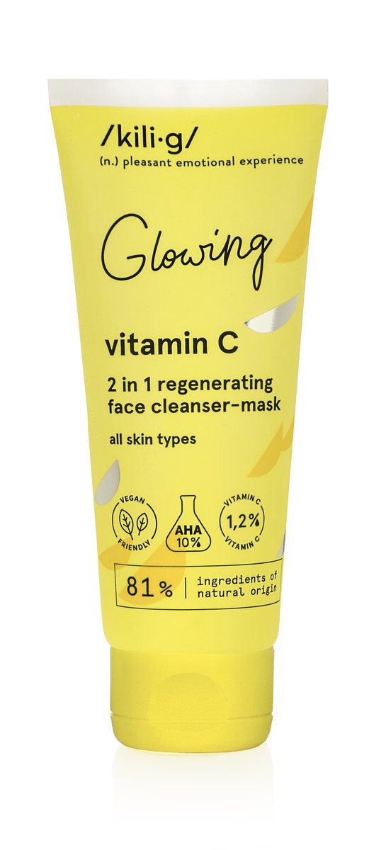 Kili.g regeneračný čistiaci prípravok a maska na tvár s vitamínom c 75 ml - 95263
