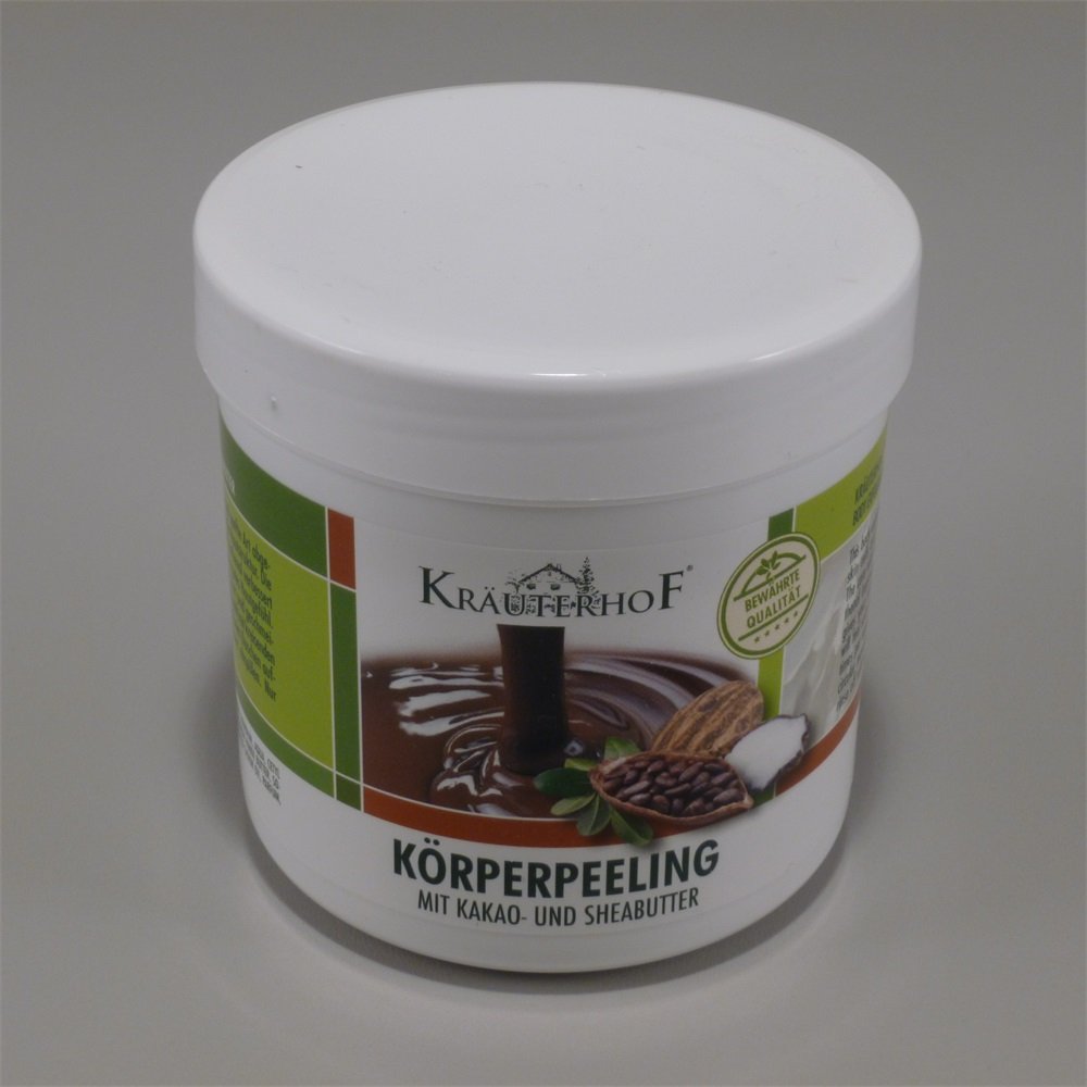 Krauterhof Telový peeling  s kakaovým a bambuckým maslom 400 g - 39912