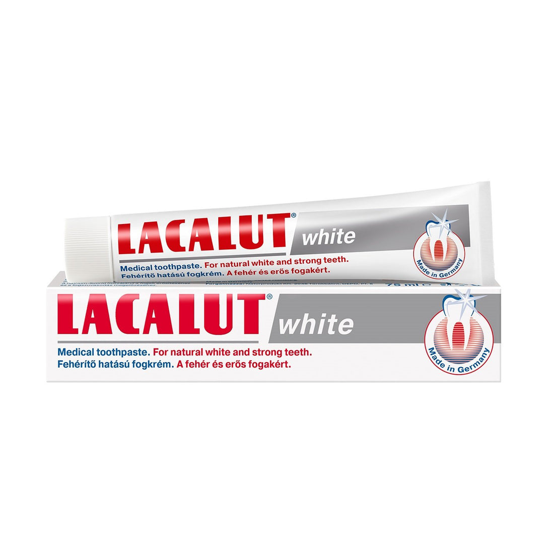 Lacalut zubná pasta biela 75 ml - 11621
