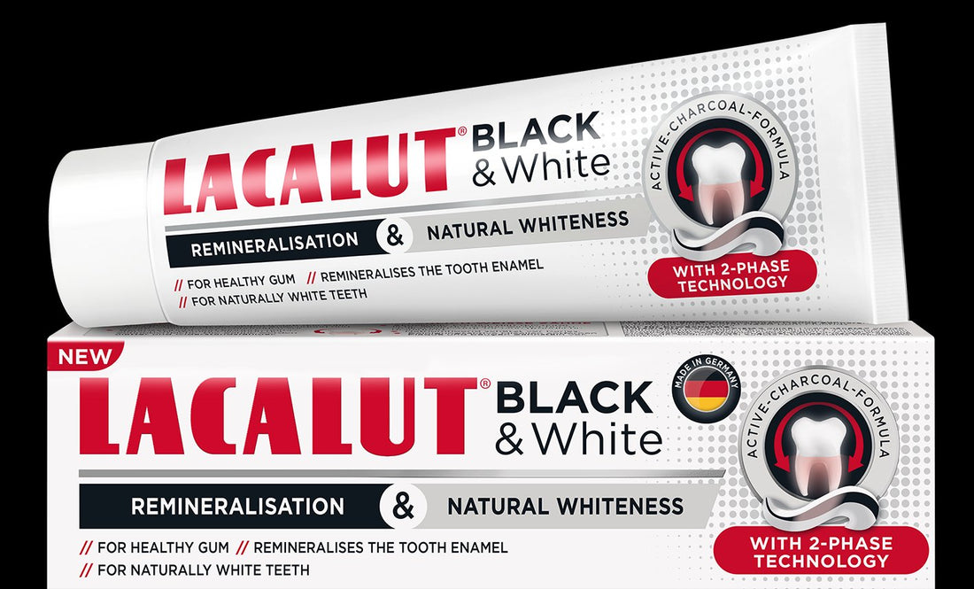LACALUT zubná pasta Black&White 75ml - 92590
