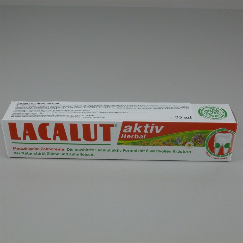Lacalut aktívna zubná pasta bylinná 75 ml - 37306