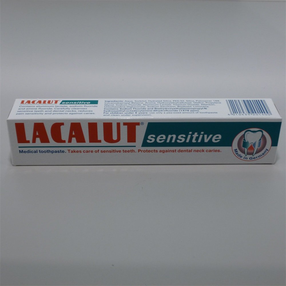 Lacalut zubná pasta sensitive 75 ml - 11620