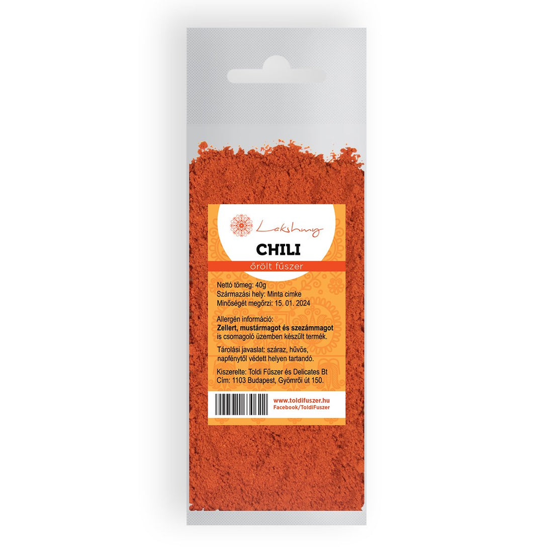 Lakshmy chilli mleté 40 g - 12721