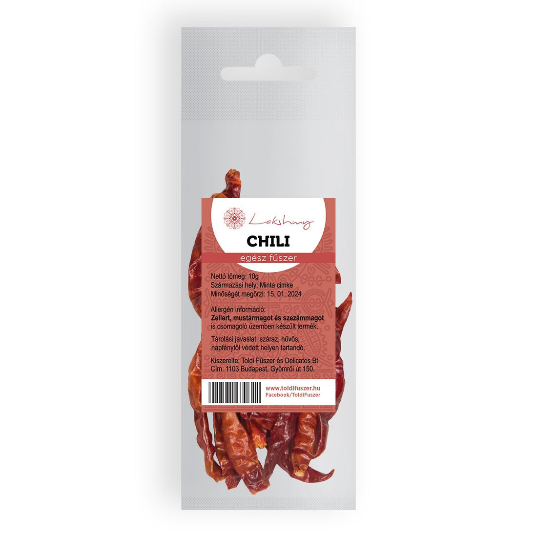 Lakshmy chilli celé 10 g - 12720