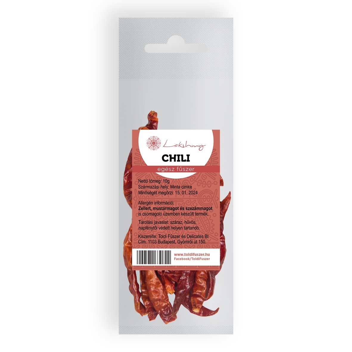 Lakshmy chilli celé 10 g - 12720