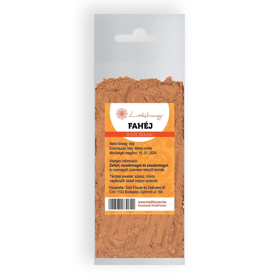 Lakshmy mletá škorica 40 g - 12729