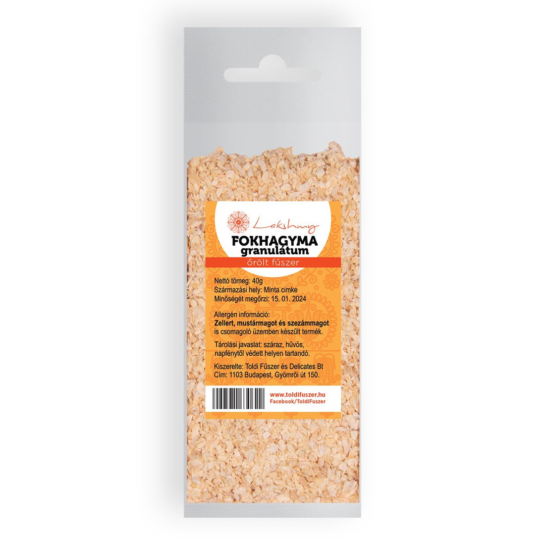 Lakshmy cesnak granulovaný 40 g - 12738