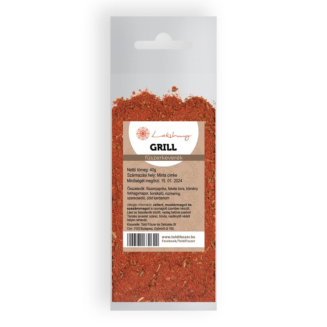 Lakshmy zmes grilovacieho korenia 40 g - 34619