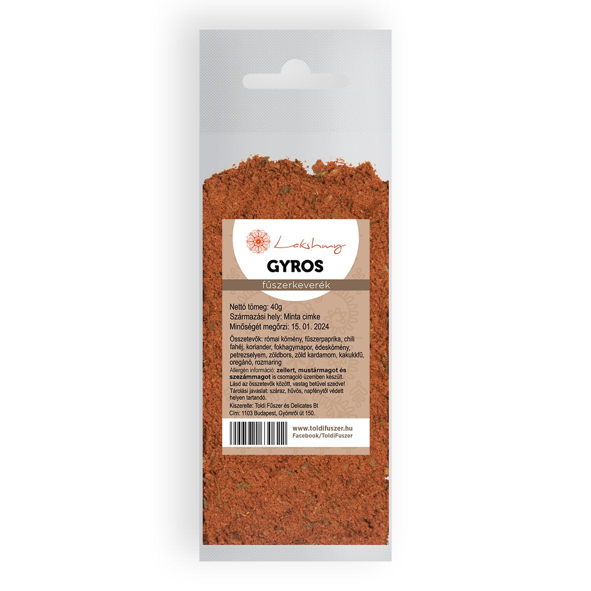 Lakshmy gyros zmes korenia 40 g - 34628