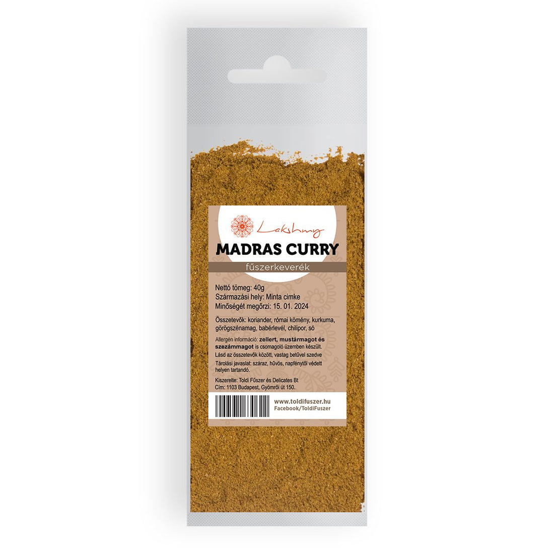 Lakshmy madras curry 40 g - 34620