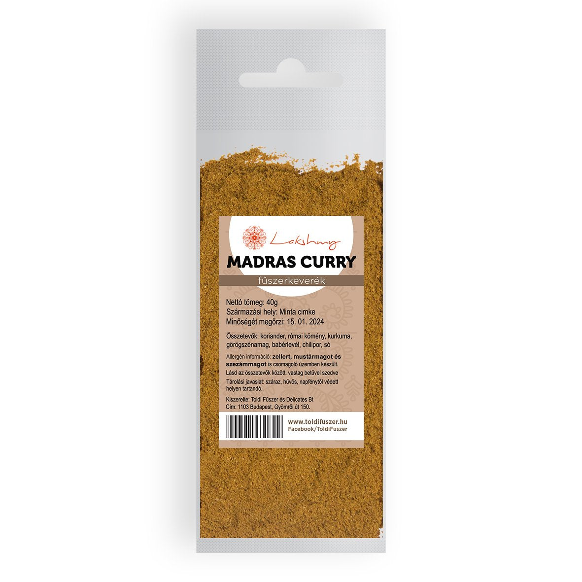 Lakshmy madras curry 40 g - 34620