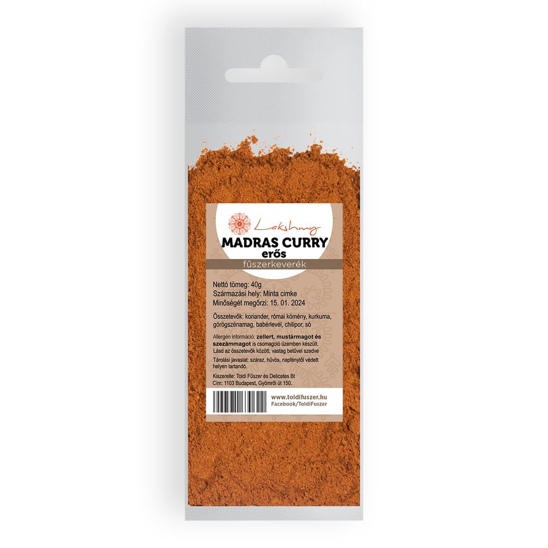 Lakshmy madras kari štipľavé  40 g - 12755
