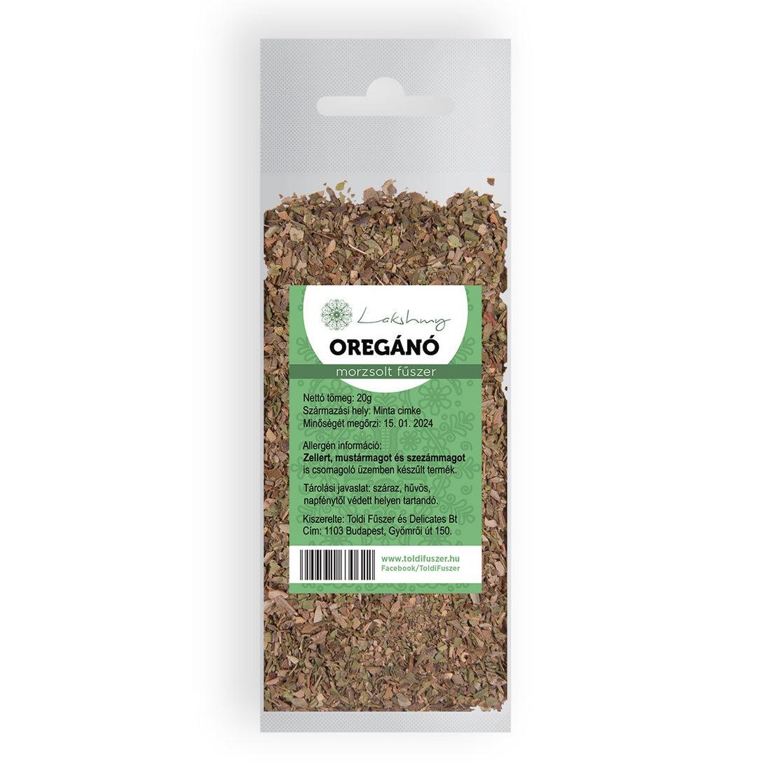 Lakshmy oregano drvené 20 g - 12761