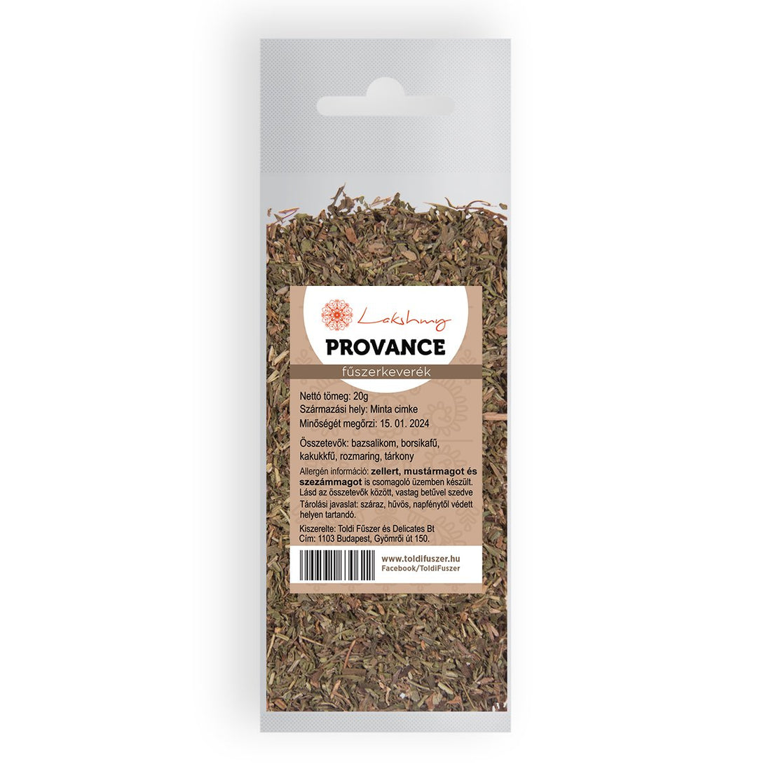 Lakshmy provensálska zmes korenia 20 g - 34677