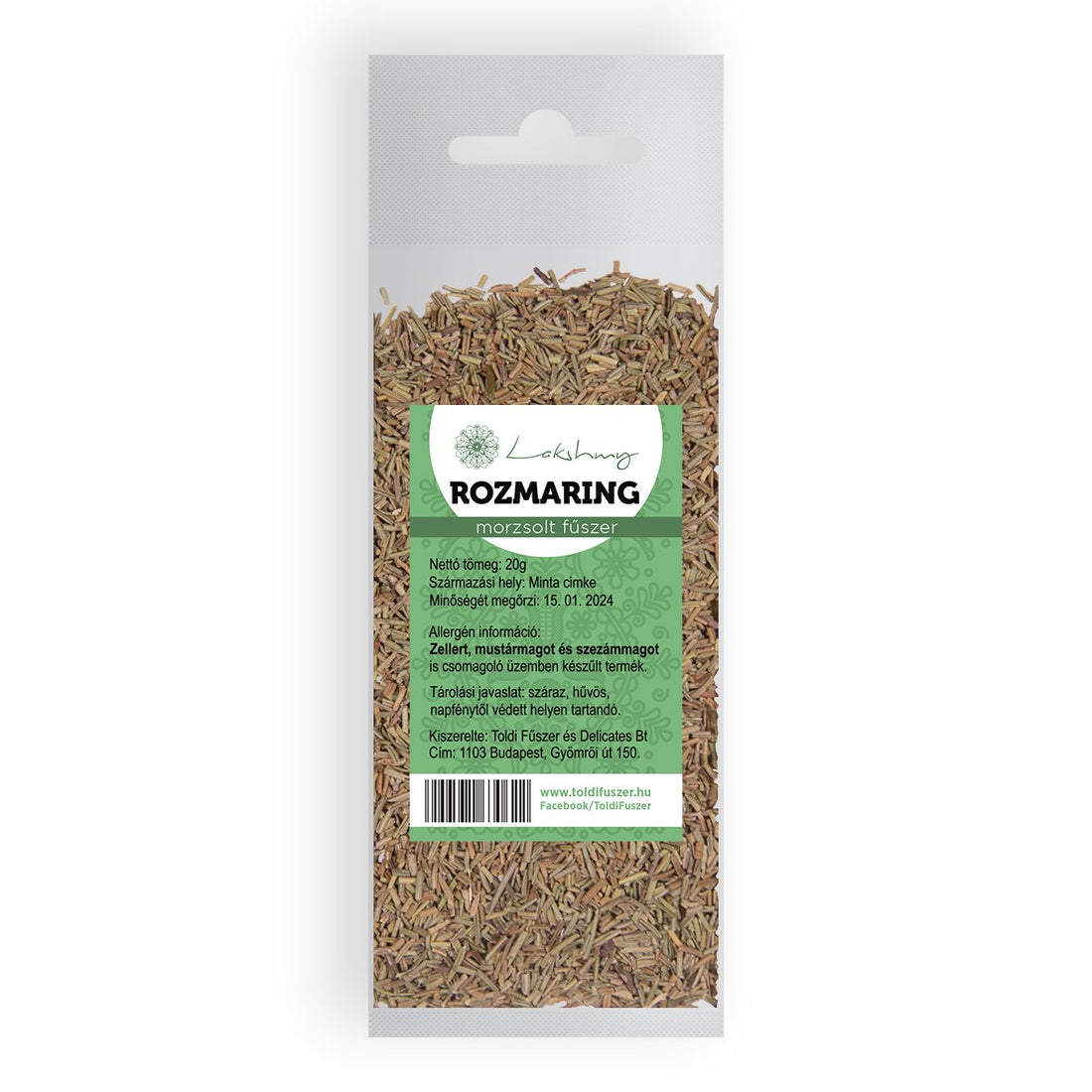 Lakshmy rozmarínová omrvinka 20 g - 12766