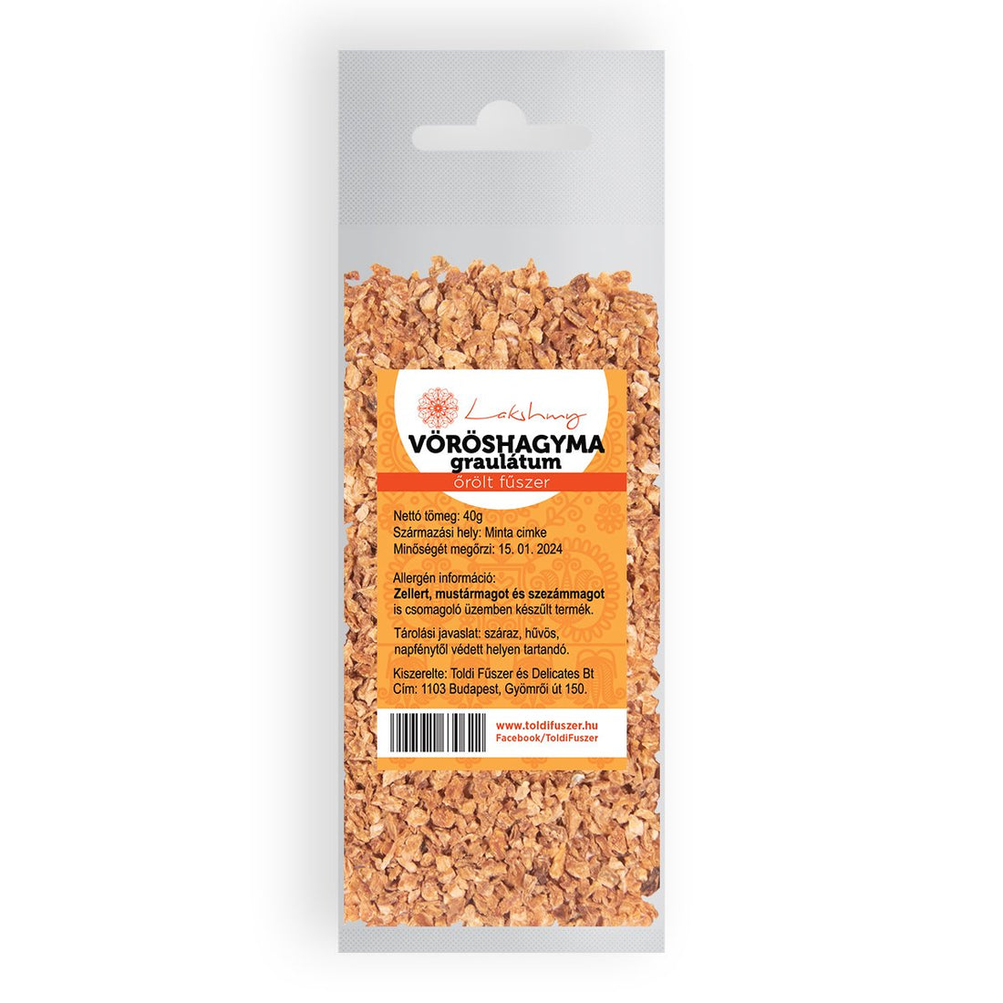 Lakshmy cibuľové granule 40 g - 31075