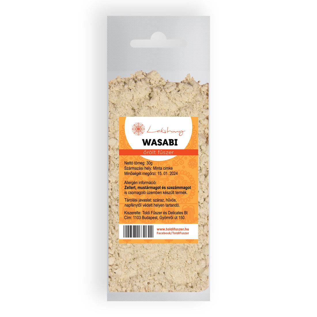 Lakshmy wasabi prášok mletý 30 g - 13243
