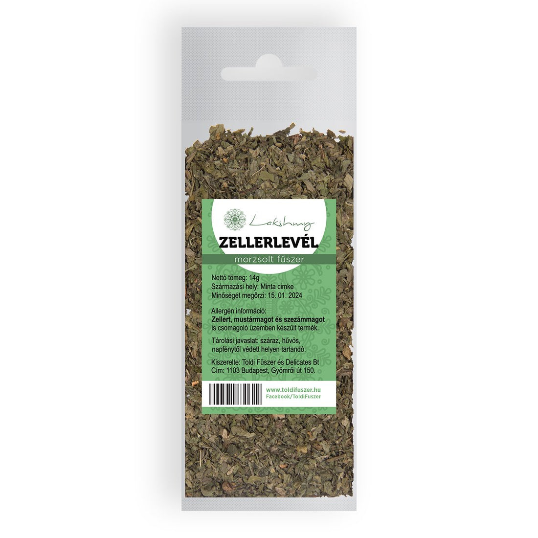 Lakshmy zelerové listy 14 g - 13245