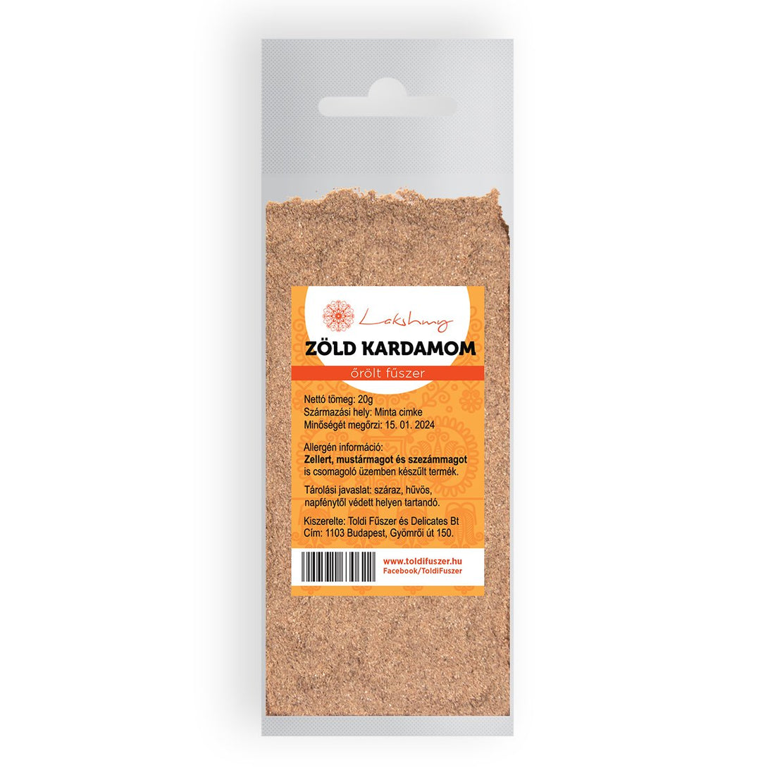 Lakshmy zelený kardamón mletý 20 g - 13249