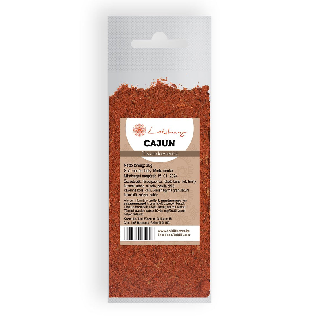 Lakshmy zmes korenia cajun 30 g - 95443