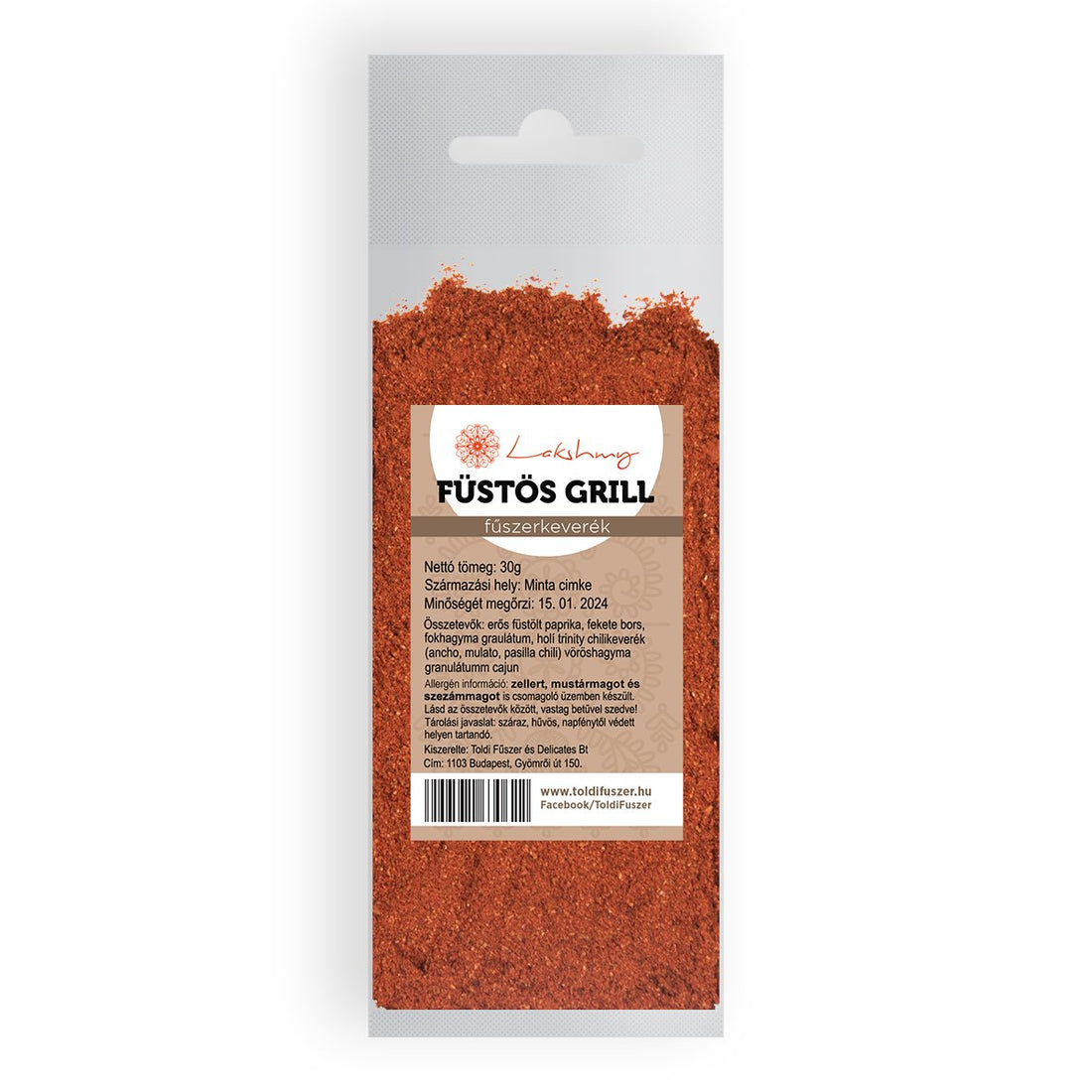 Lakshmy zmes grilovacieho korenia 30 g - 95446