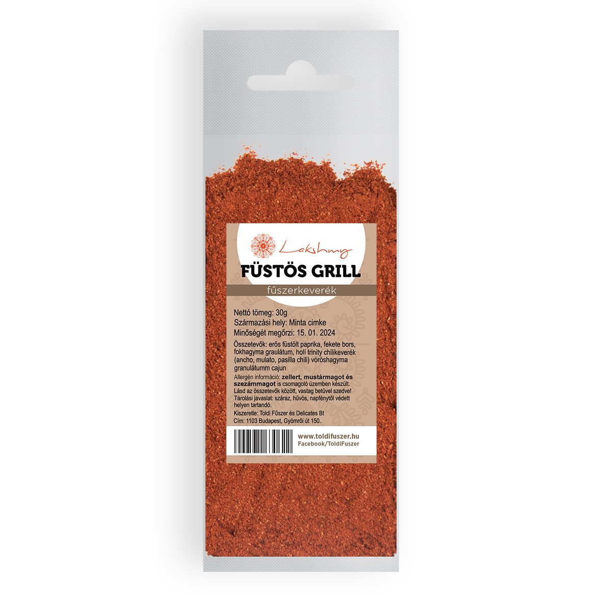 Lakshmy zmes grilovacieho korenia 30 g - 95446