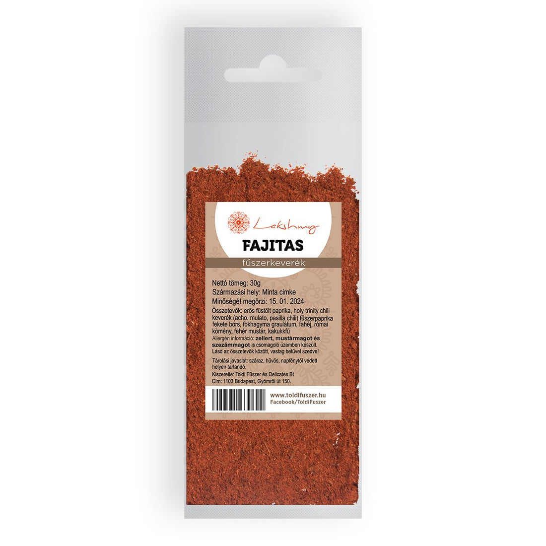 Lakshmy fajitas zmes korenia 30 g - 95445