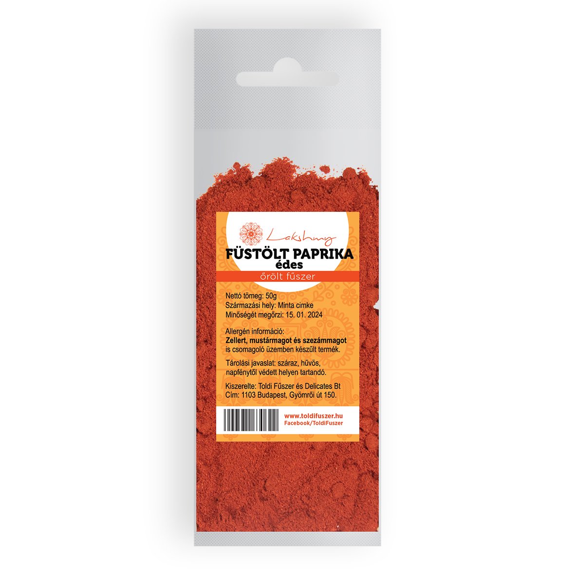Lakshmy údená paprika sladká 50 g - 95449