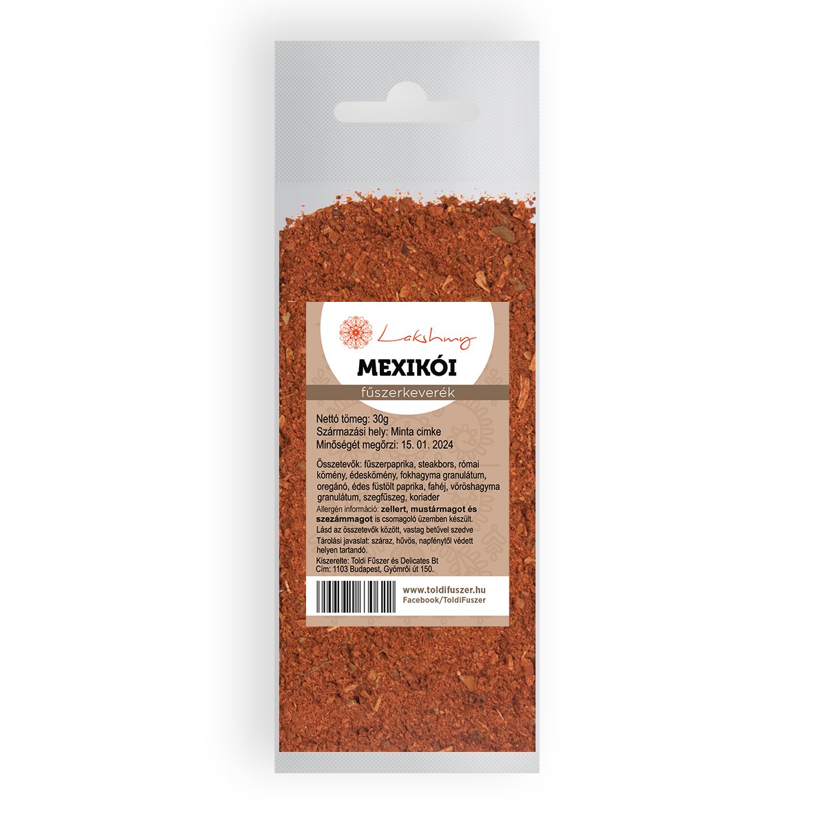 Lakshmy Mexická zmes korenia 30 g - 95447