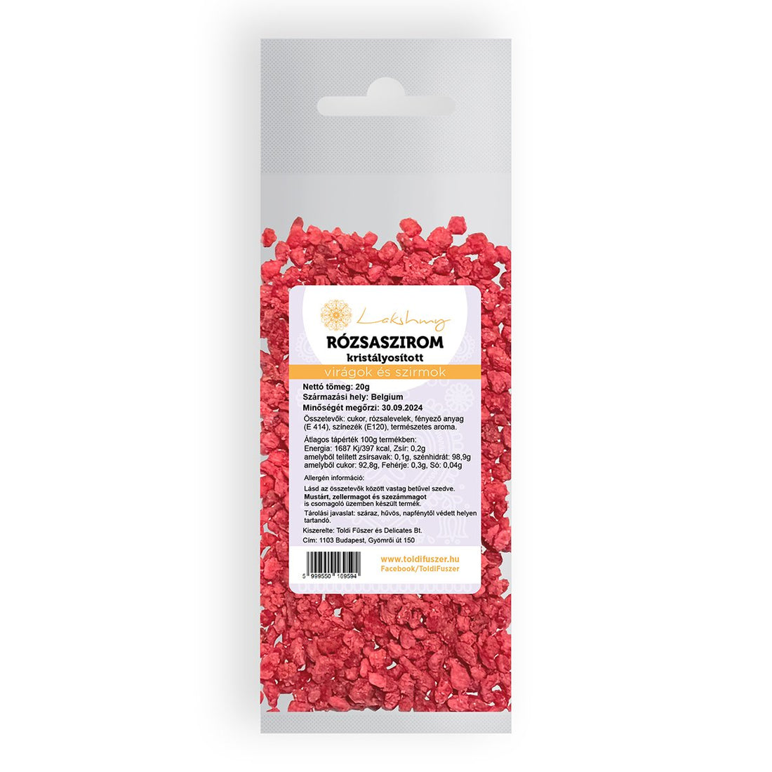 Lakshmy ružovélupienky kryštalické  20 g - 94234