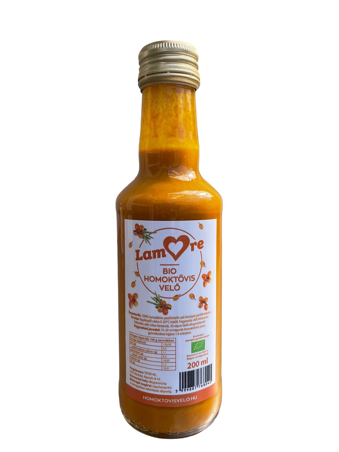 Lamore organická rakytníková dreň 200 ml - 90663