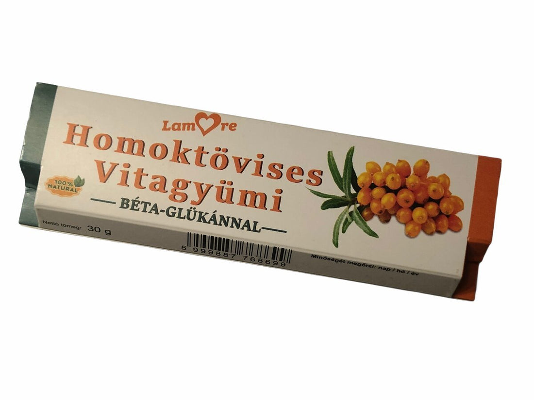 Lamore rakytníkový vitamínová tyčinka s beta-glukánom 30 g - 92400