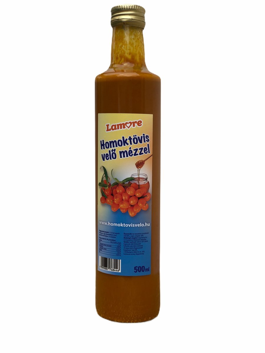 Lamore rakytníková dreň s medom 500 ml - 90817